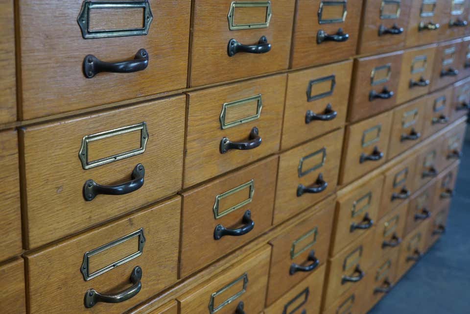 Germany oak storage furniture circa 1950