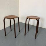 Vintage Industrial Stools from Marko, 1950s, Set of 2