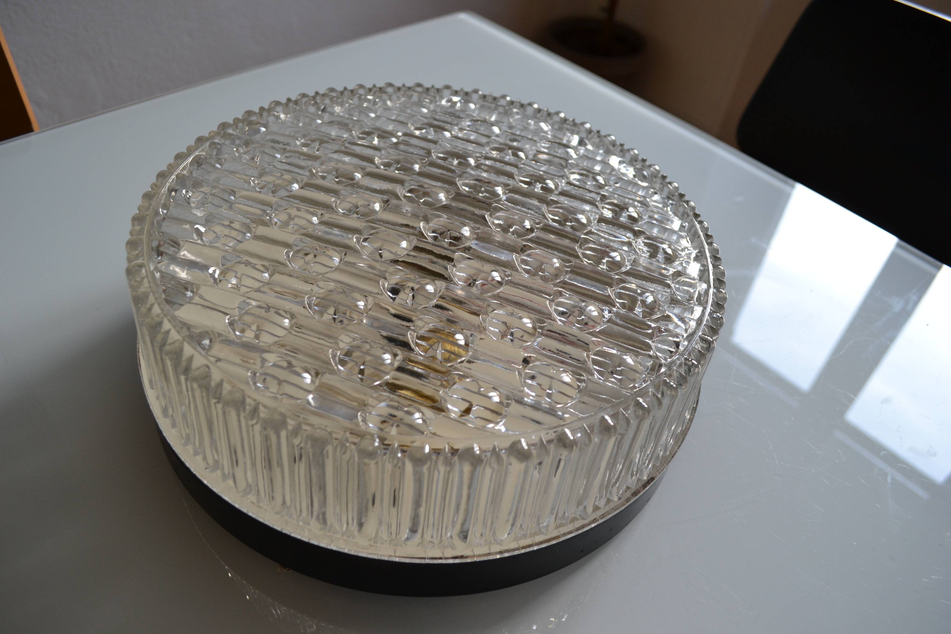 Ceiling or wall lamp by Helena Tynell @ Limburg Finland 1960s Scandinavian