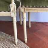 Louis XVI bench and chairs