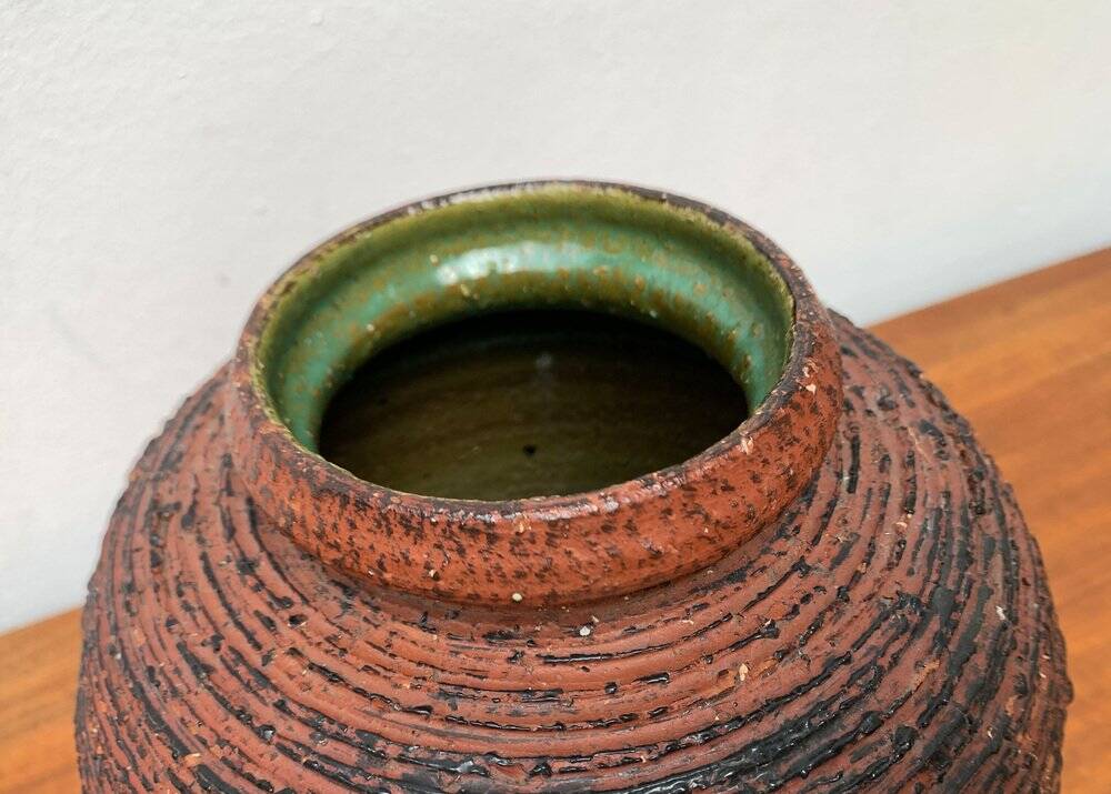 Vase from the Schamotte series, German brutalism from the mid-century by Spara Keramik, 1960s.