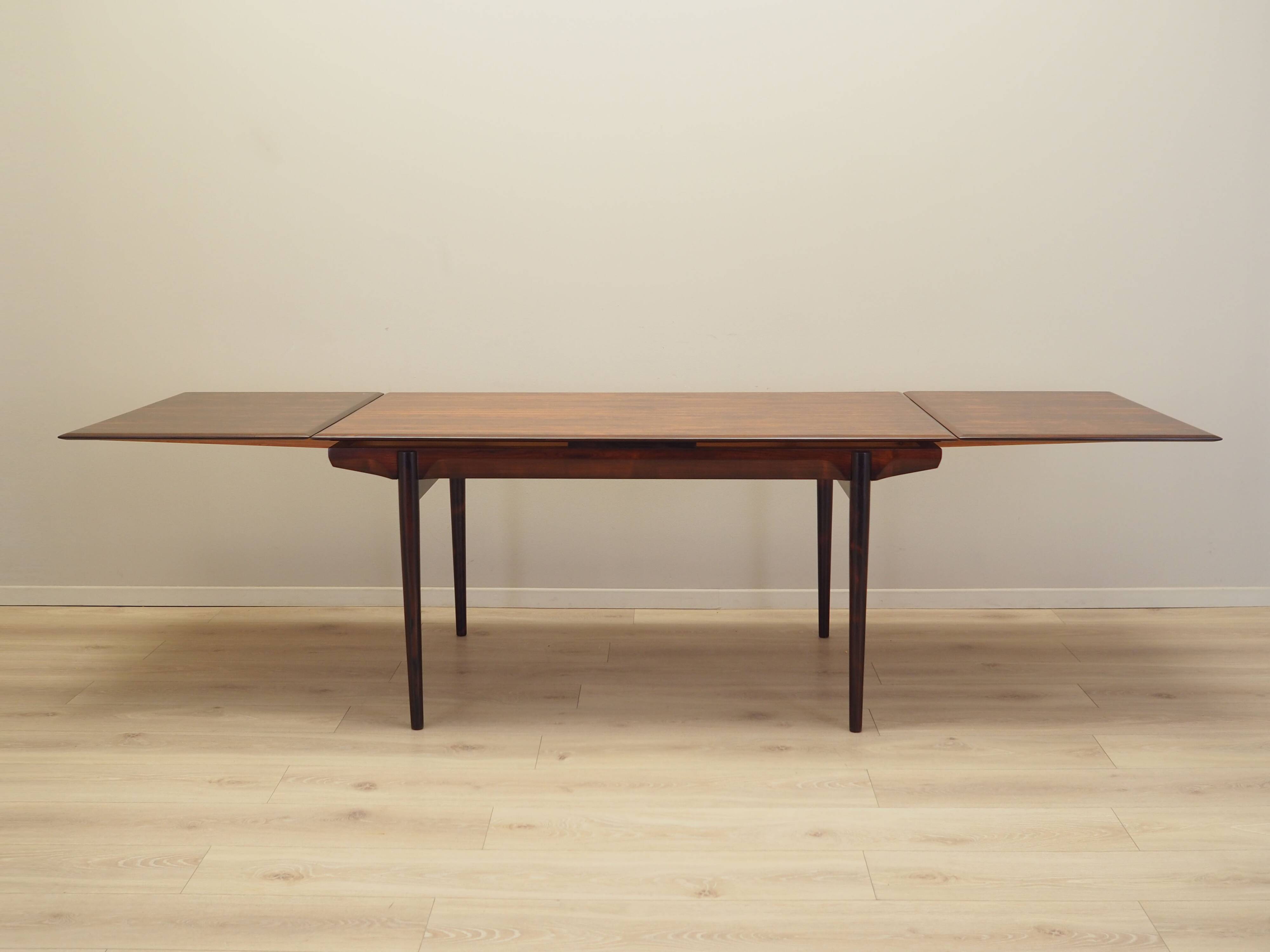 Rosewood table, Danish design, 1970s, production: Denmark