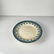 Low fruit bowl in blue iron earth, Jules Etienne, Paris, 19th century.