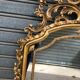 Gilded wooden mirror in baroque style  100x180cm