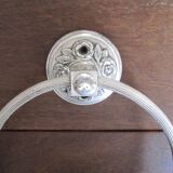 Set of antique silver bathroom elements