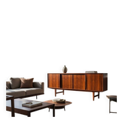 Buffet commode des années 1960, Danemark. Après rénovation.