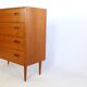 Teak chest of drawers with four drawers