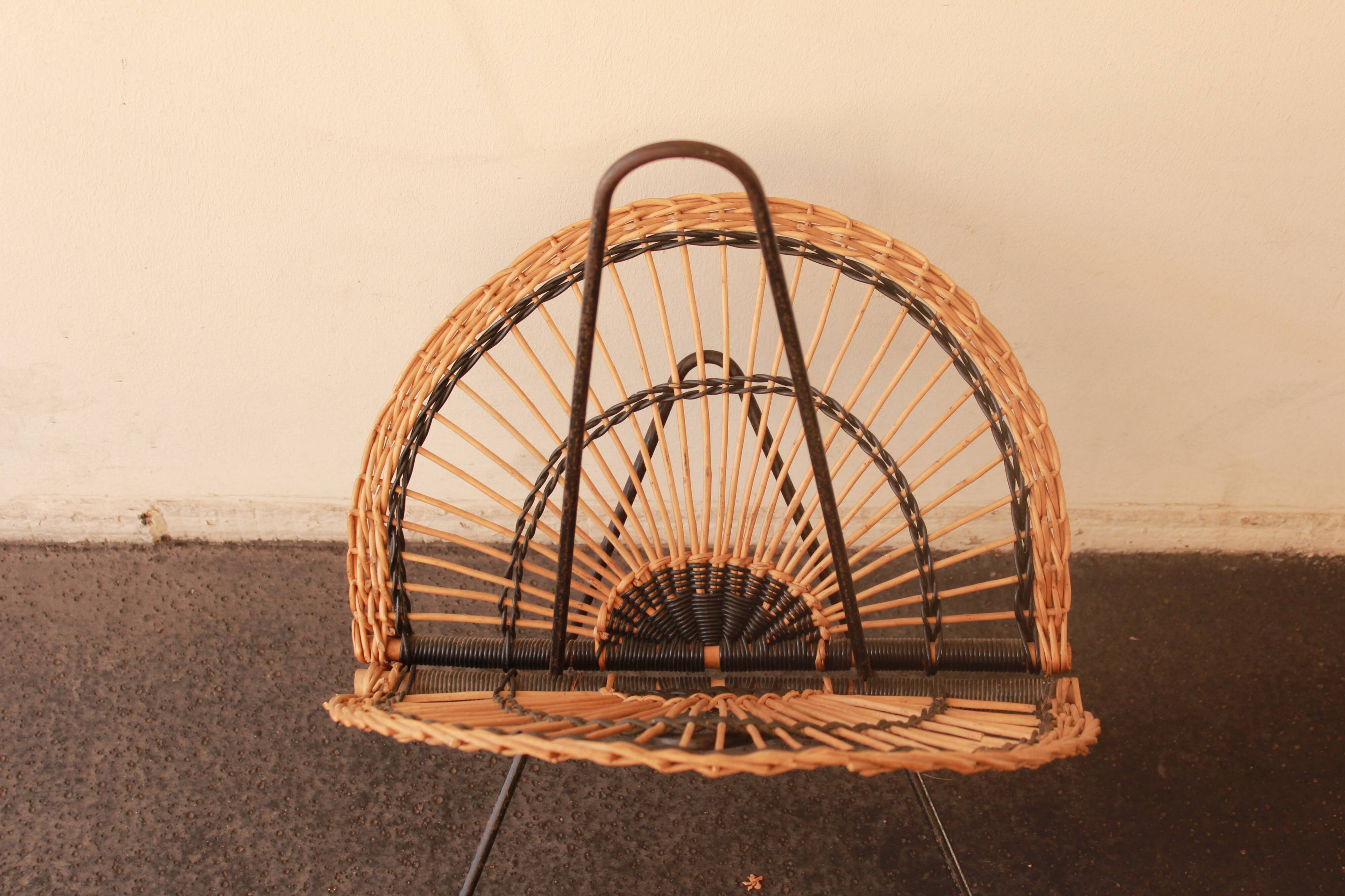 Magazine rack Wicker 1950
