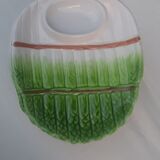 5 earthenware asparagus plates