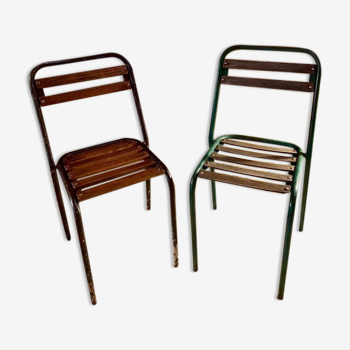 Chaises bistro Tolix