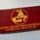 Old German sewing machine box "Kochs Adler Nähmaschinen Werke"