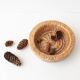 1970s Brown Textured Ceramic Ashtray from Aleluia