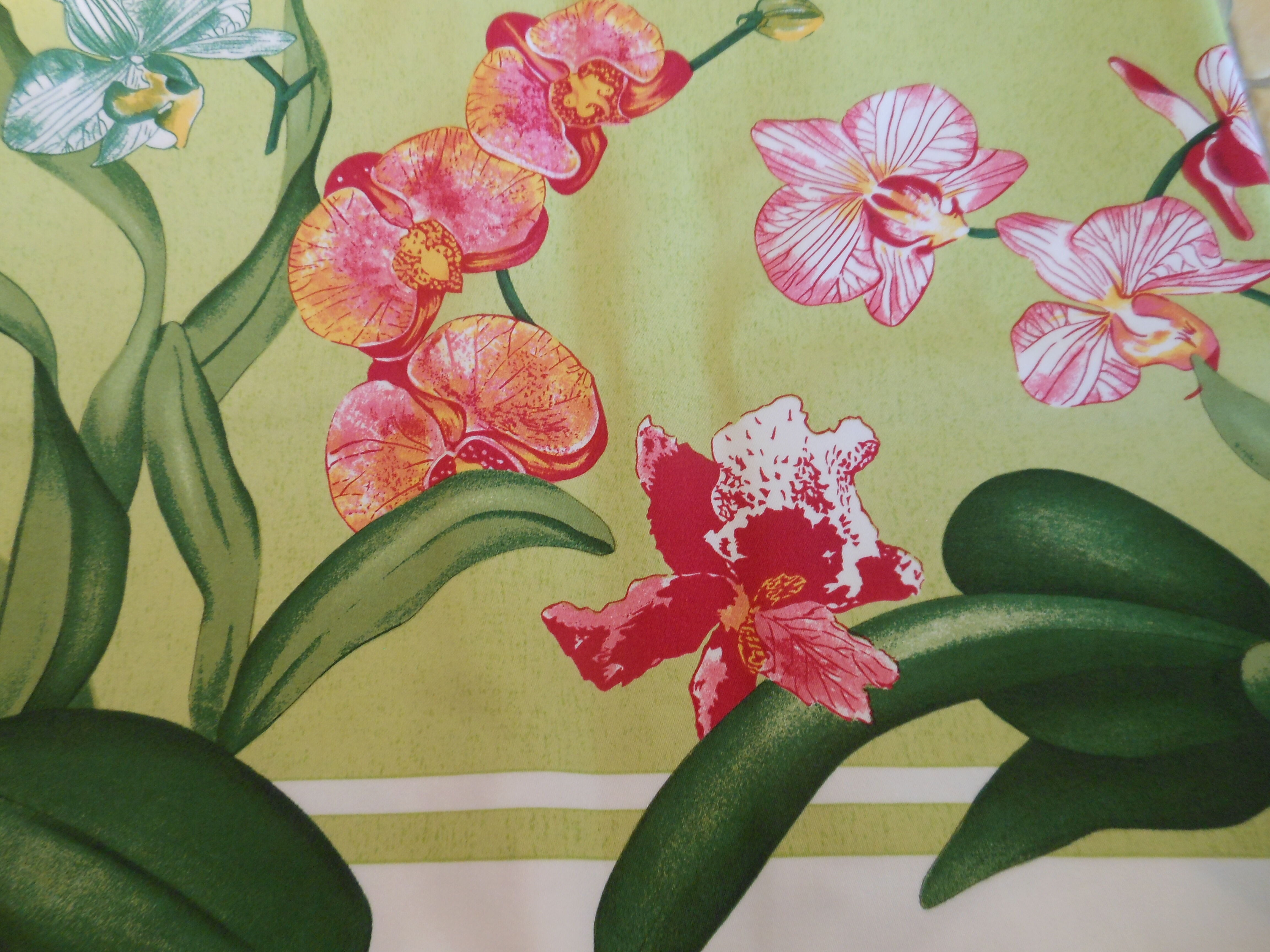 Orchided beauville tablecloth