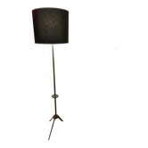 Vintage black tripod floor lamp
