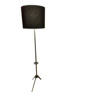 Vintage black tripod floor lamp
