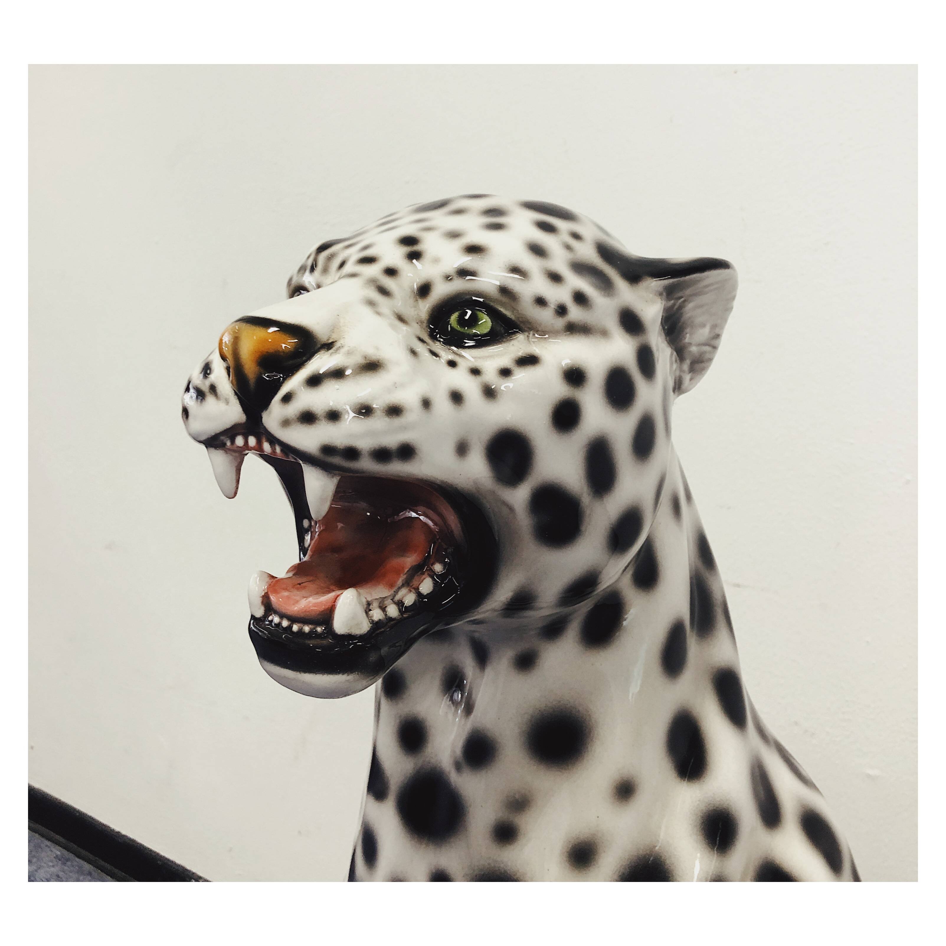 Snow Leopard Ceramic
