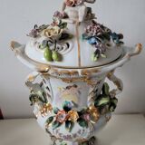 Rococo vase with lid