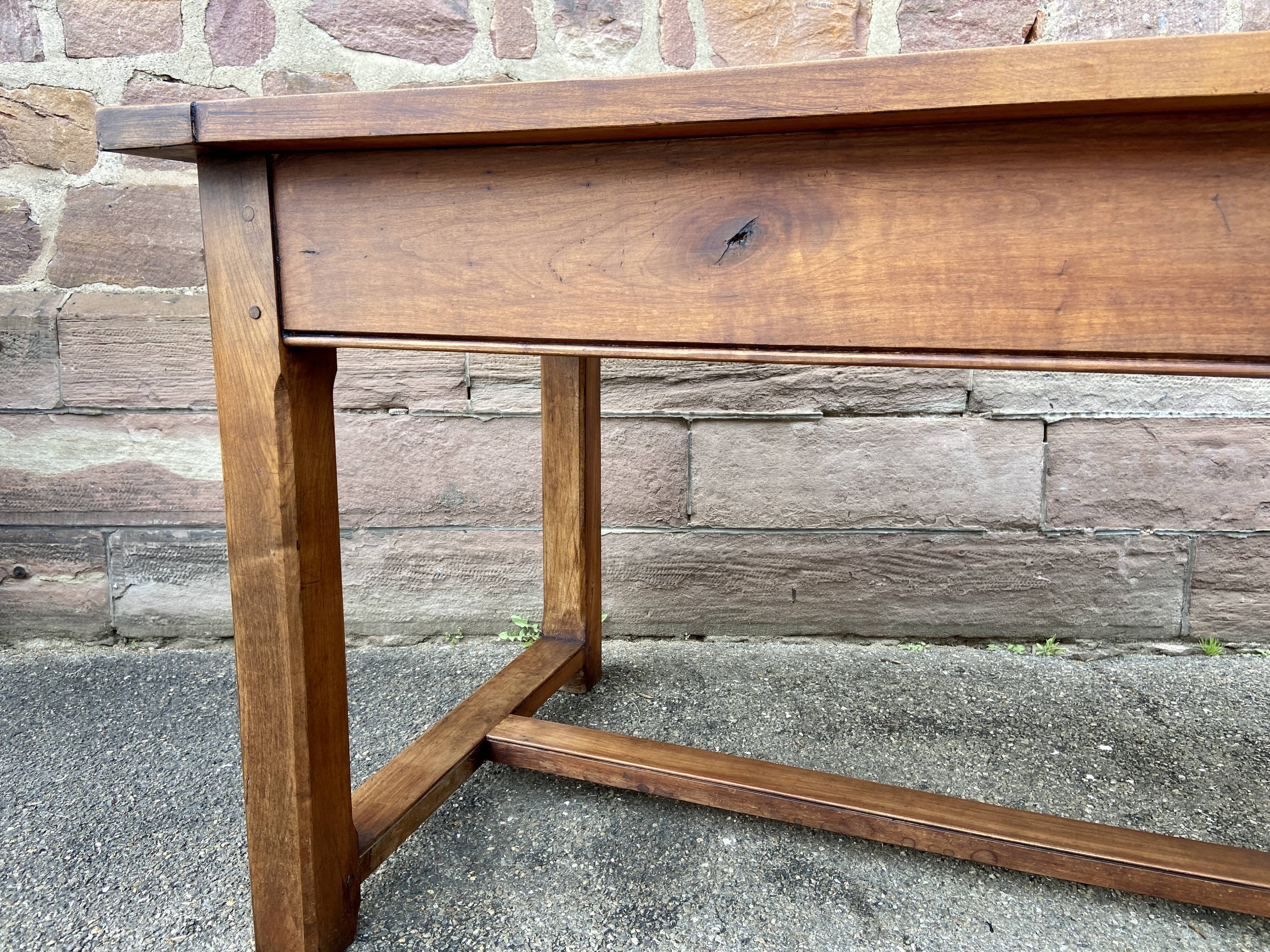 Cherry farmhouse table