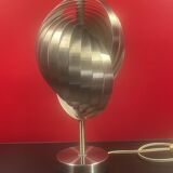 Henri Mathieu 70's Kinetic Design Lamp Brushed Aluminum - 36 cm