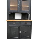 Parisian art deco buffet in solid walnut 1930