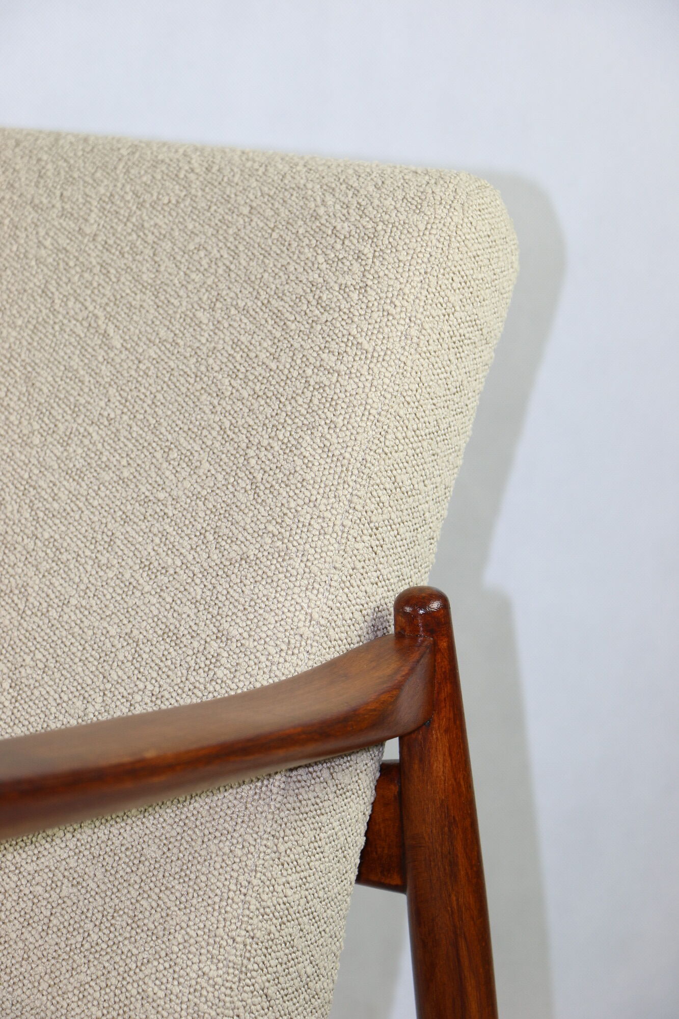 Beige Boucle GFM-64 Armchair