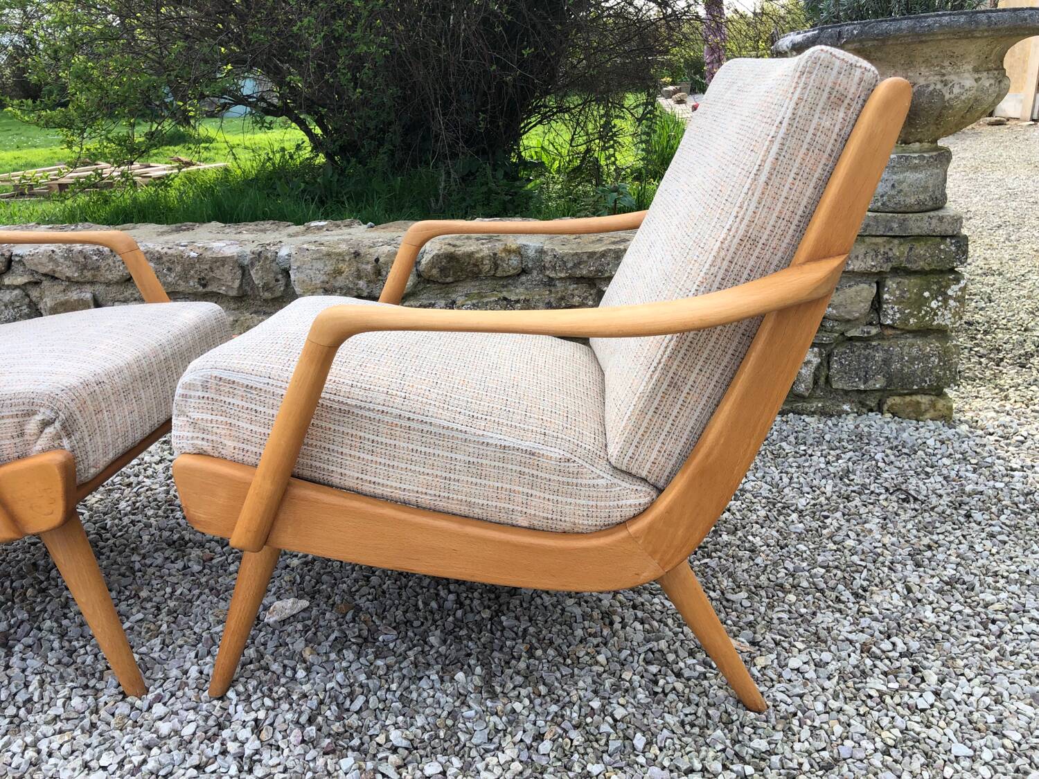 Pair of vintage armchairs