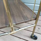 Vintage folding serving trolley