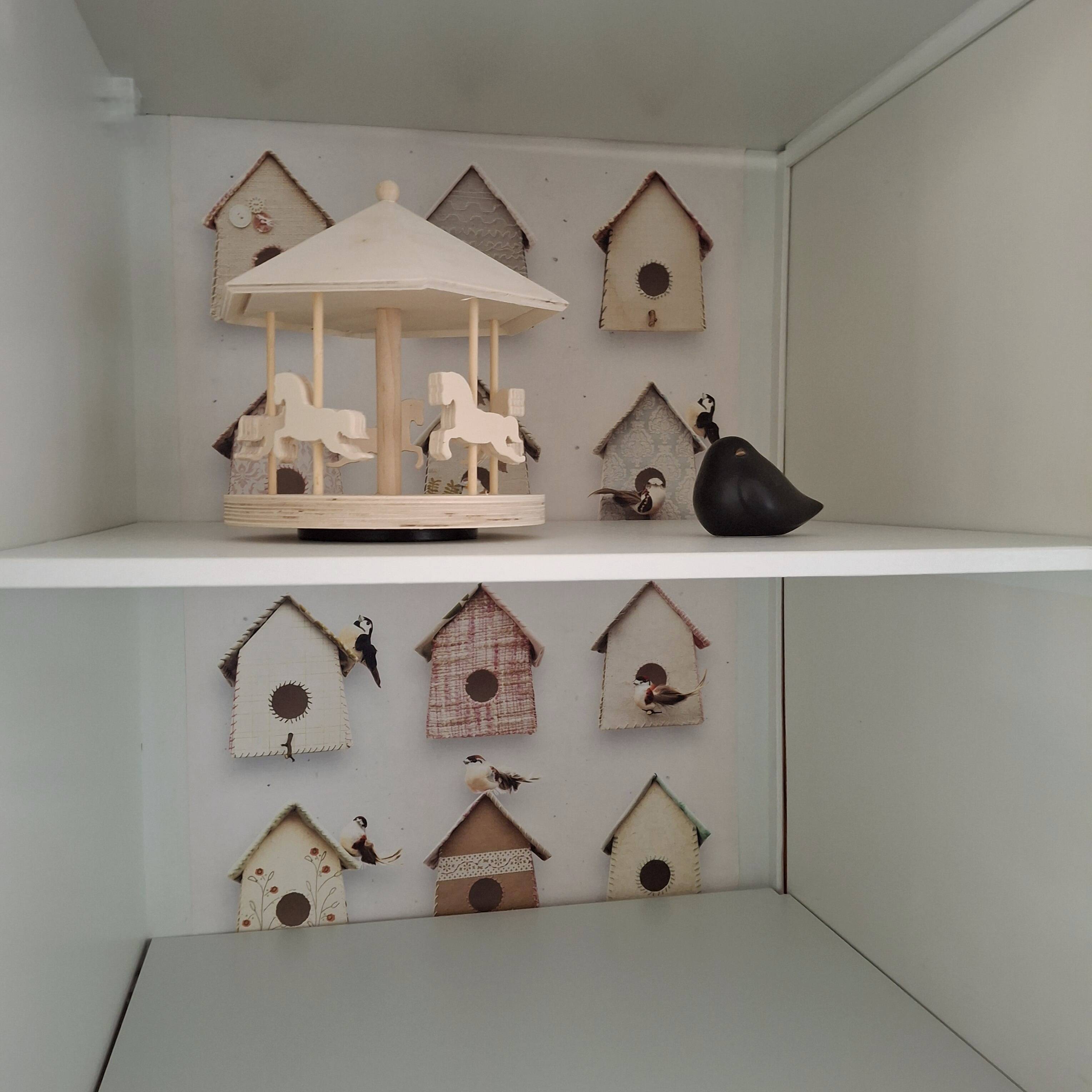 Armoire vintage années 60 relookée