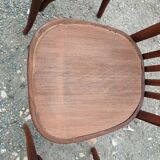 5 Thonet wooden bistro chairs