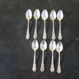 Set of nine spoons