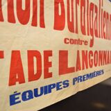 "Rugby Match" poster - City of Langon - 1930s