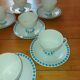 Coffee service, chocolate 8 pieces porcelain, Kaiser