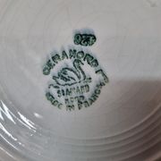 Earthenware plates nineteenth, Céranord St Amand