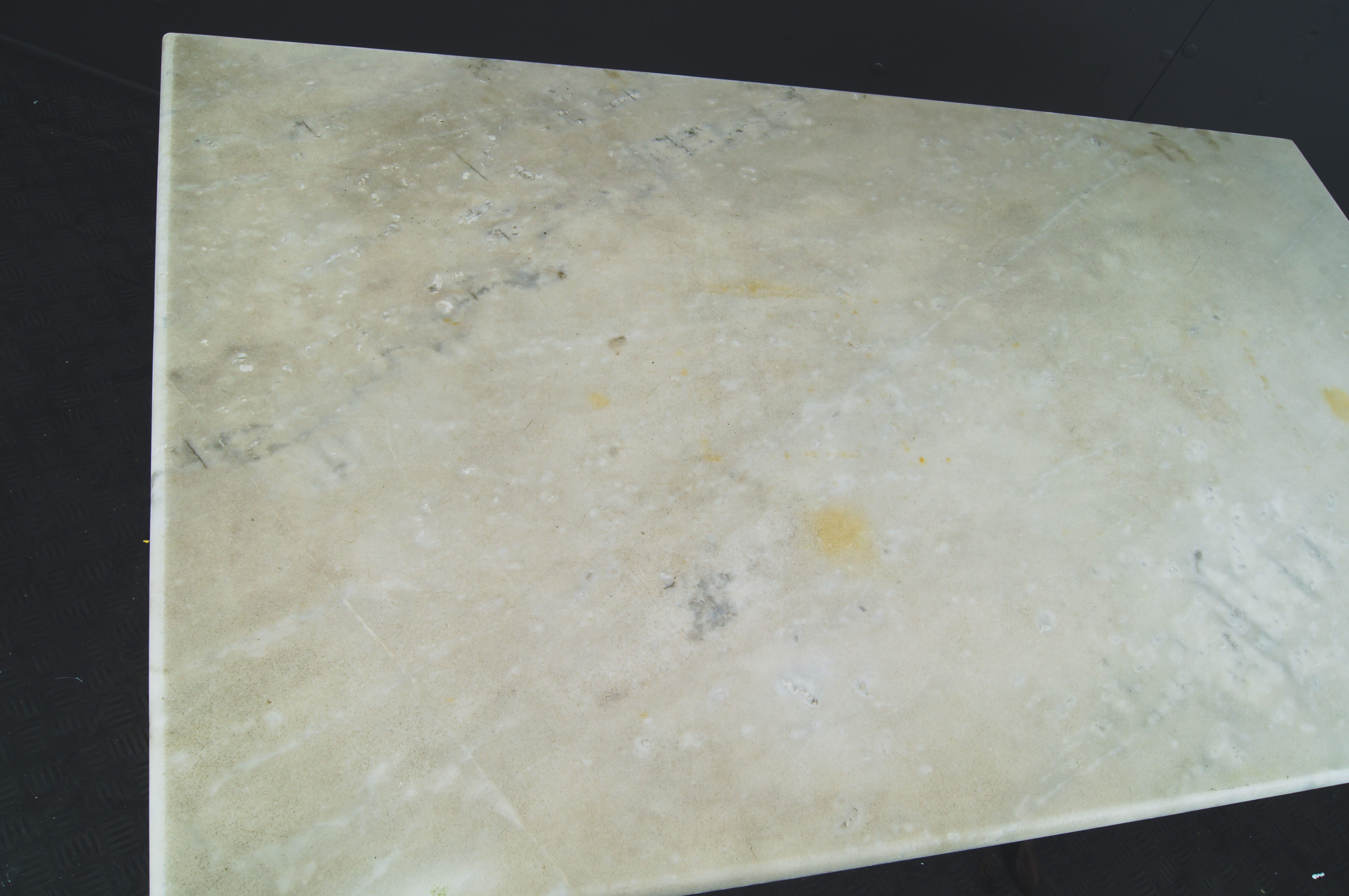 Garden table marble top XXth