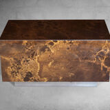 Set of low tables solar flare pattern by Guy Lefevre for Roset line