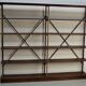 Large Oak and Iron Shelving Unit / Store Display Theodore Scherf, France 1890s