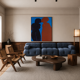 Came closer minimalist canvas painting