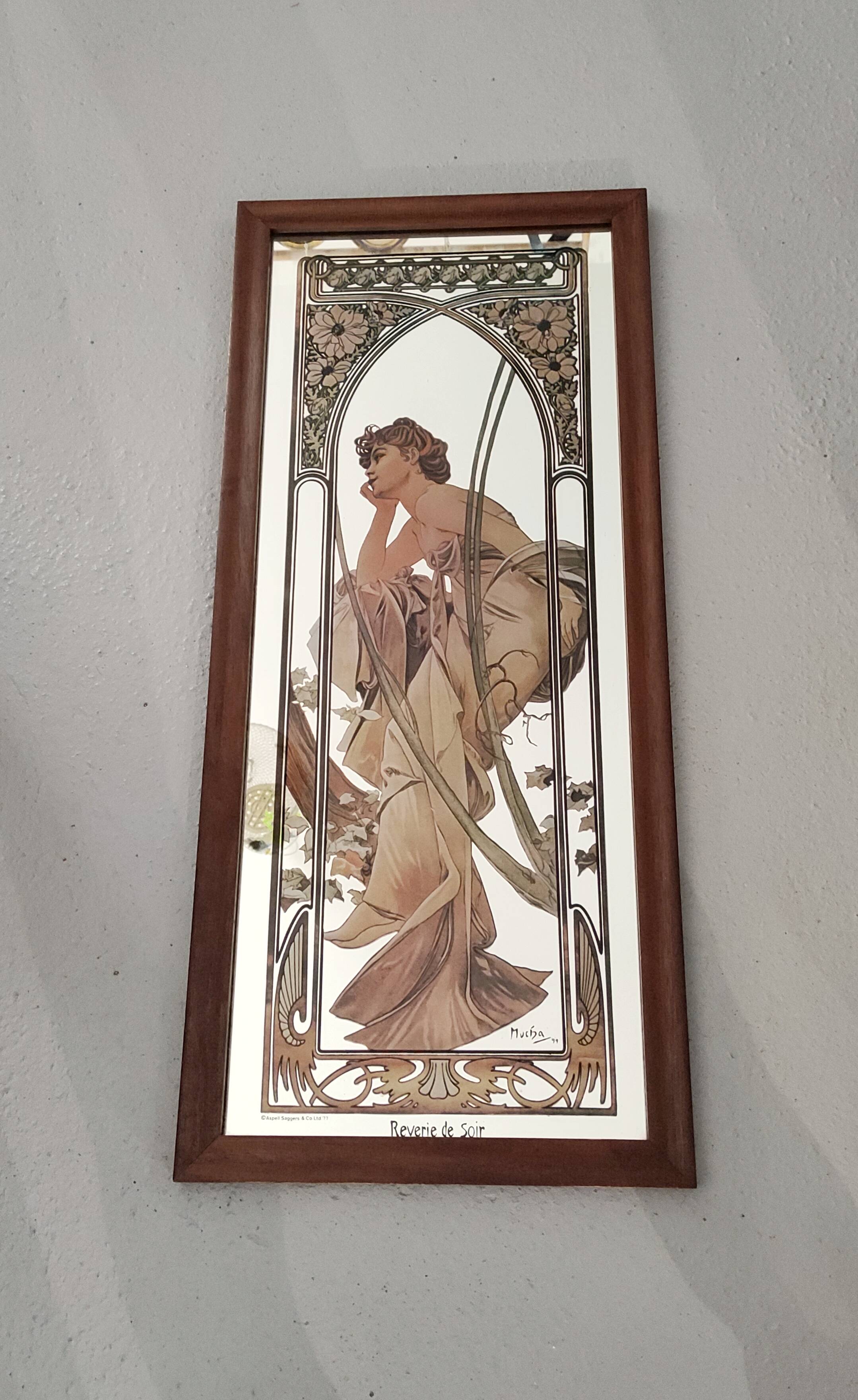 Alphonse Mucha Mirror