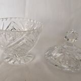 Candy dish in cut crystal