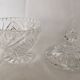 Candy dish in cut crystal