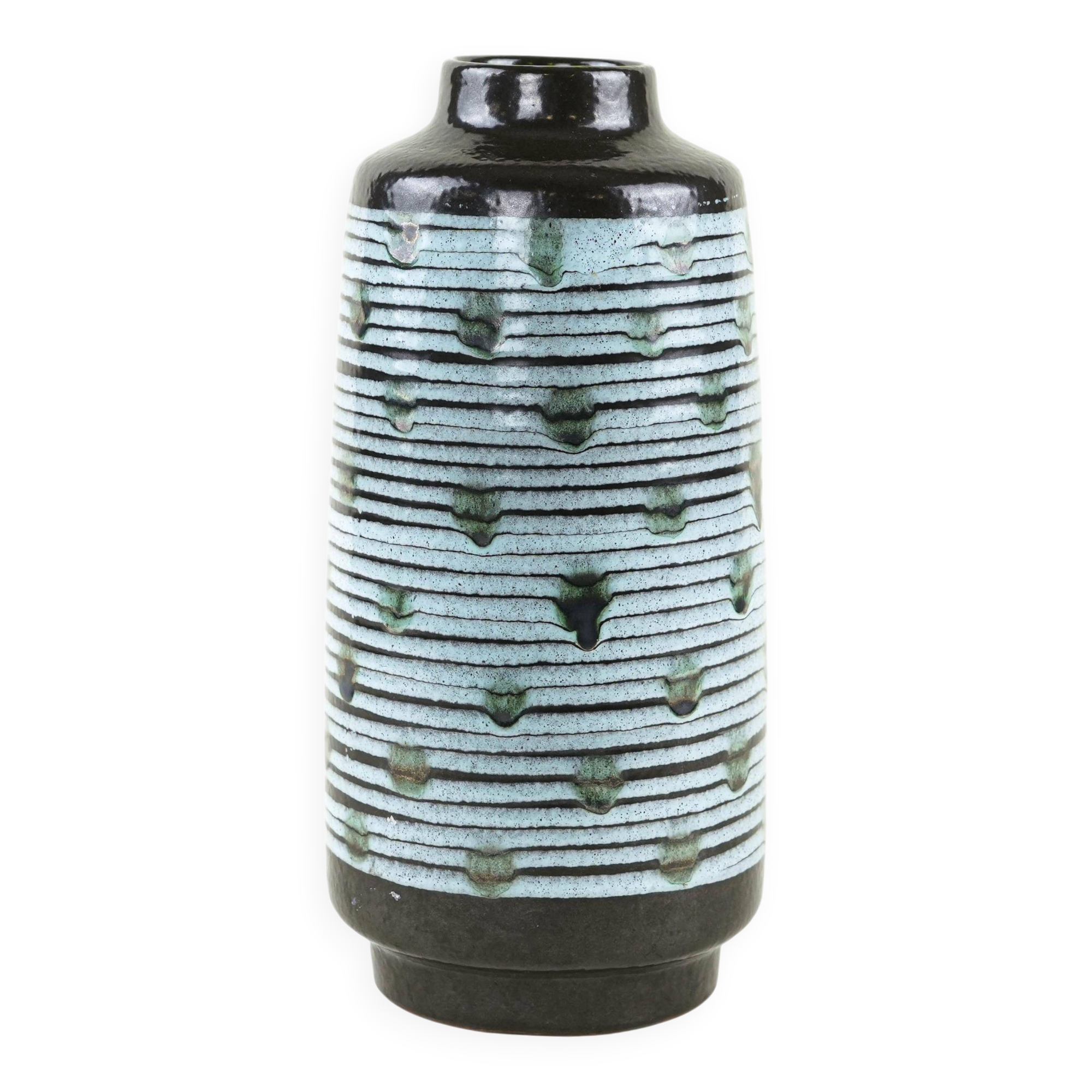 Ceramic vase, German design, 1970s, made in West Germany