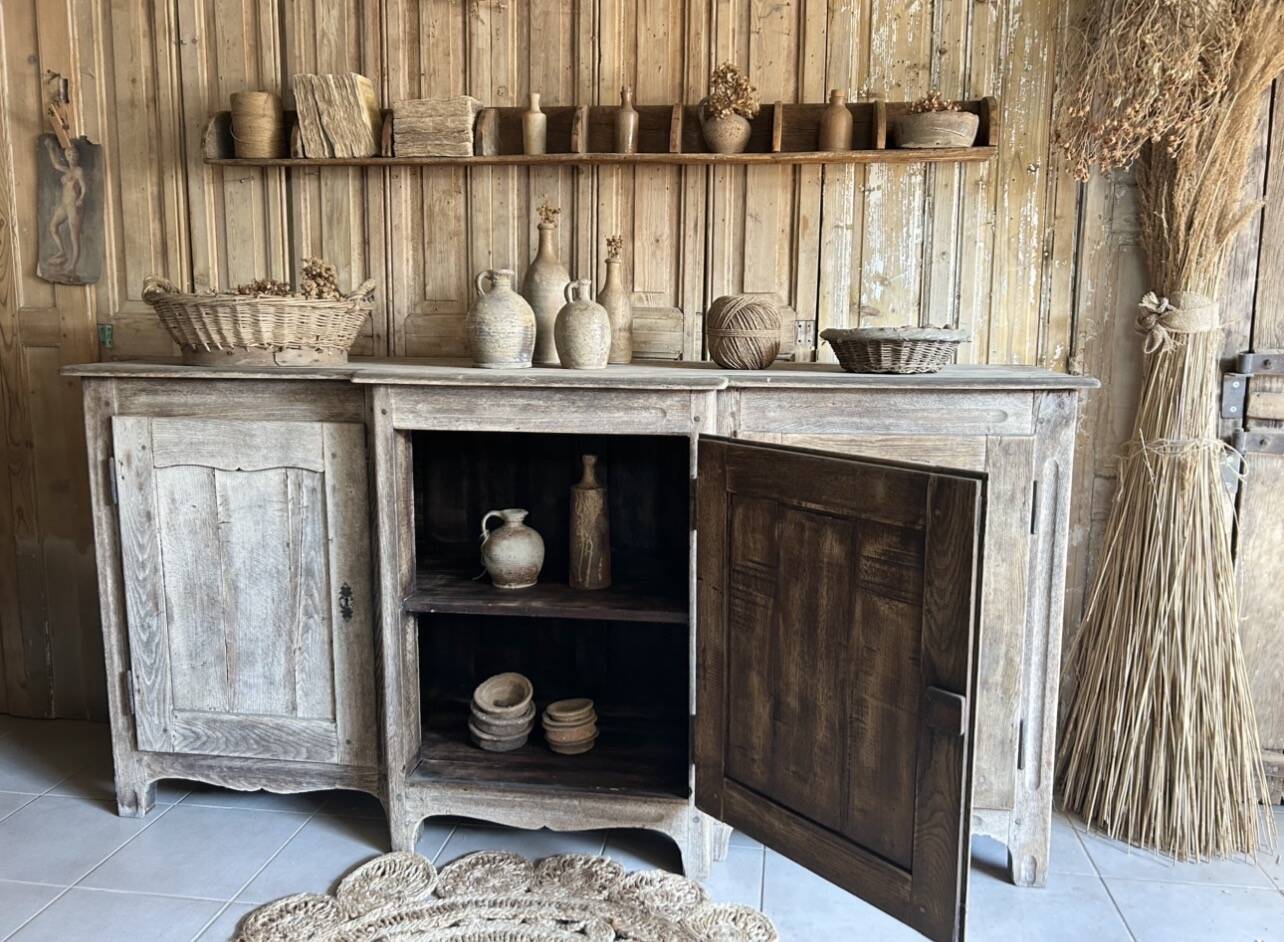 Antique primitive sideboard, side table