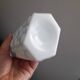 Space Age vase in opaline glass decorated with bubbles