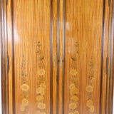 Mahogany inlaid Art Nouveau cabinet, France, circa 1900