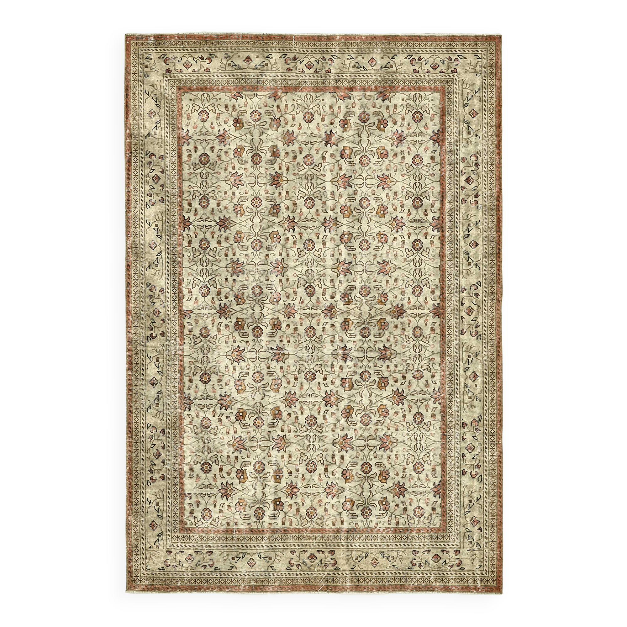 Turkish Vintage Anatolian Rug 116 cm x 175 cm