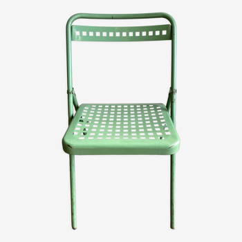 Garden chair in perforated sheet metal 1950
