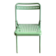 Chaise de jardin en tôle perforée 1950