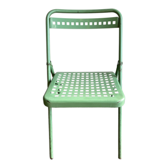 Garden chair in perforated sheet metal 1950