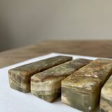 Set of 9 cutlery holders in Jade