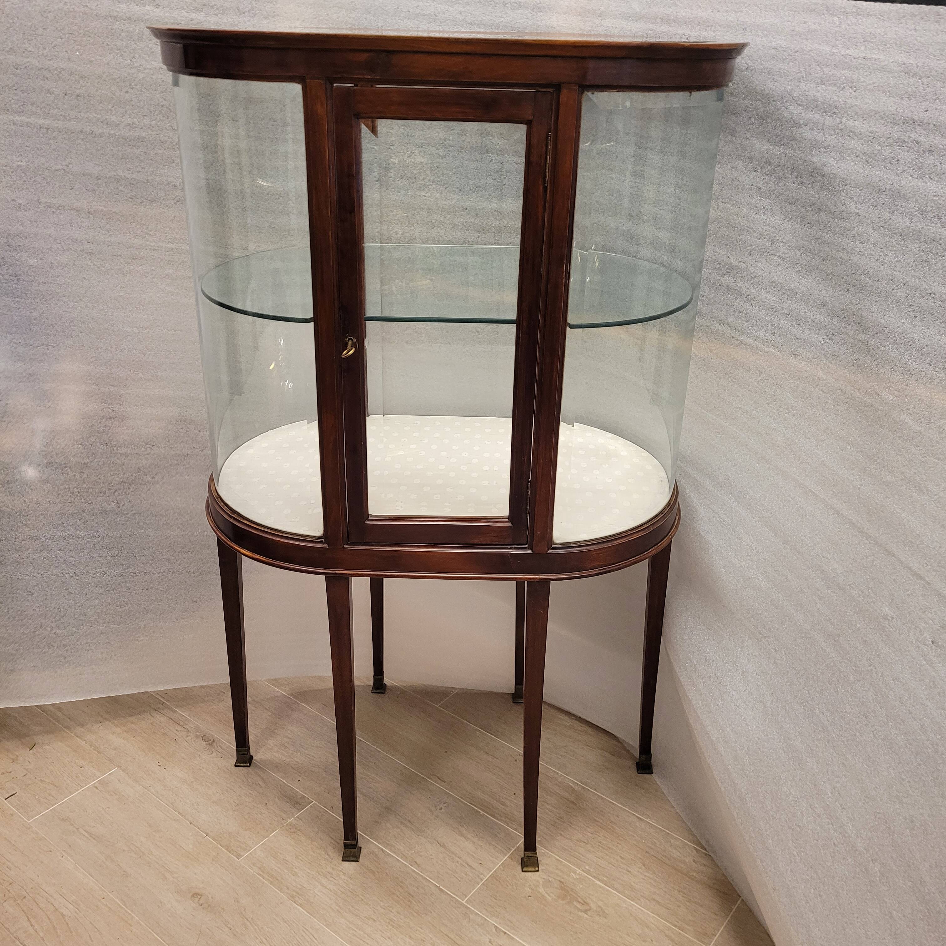 Vitrina, madera de caoba, style Eduardiano, pp. s. XX - Inglaterra